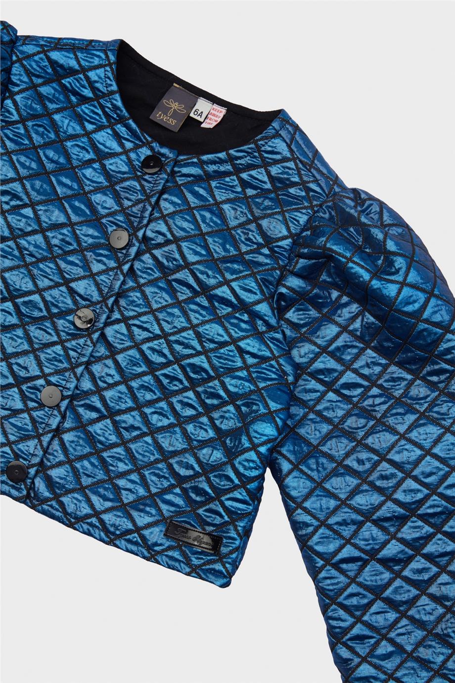 Tyess Kız Çocuk Mavi Ceket