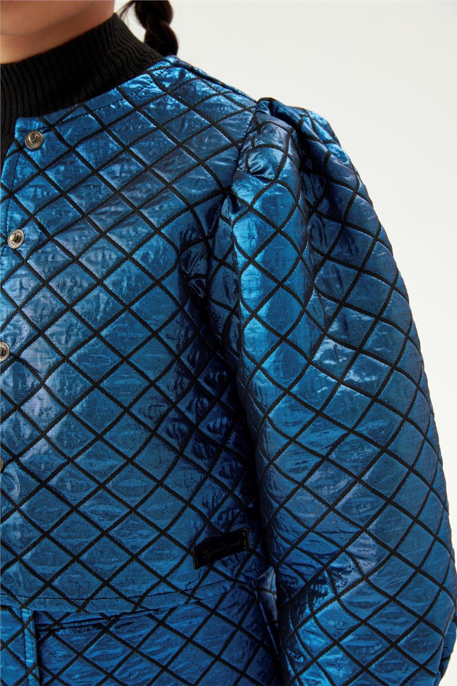 Tyess Kız Çocuk Mavi Ceket