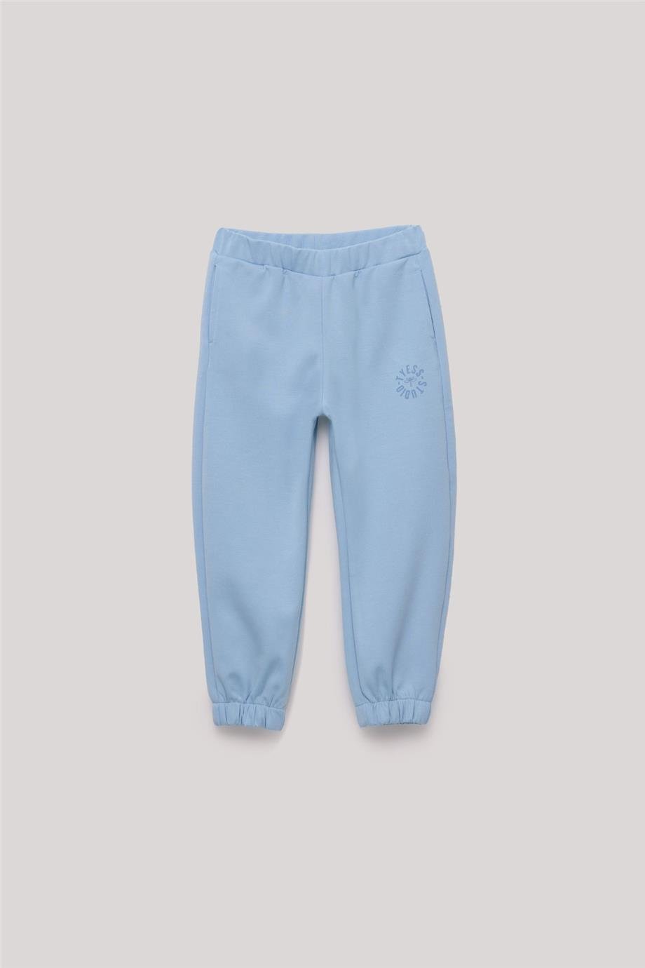 Tyess Kız Çocuk Mavi Eşofman Altı