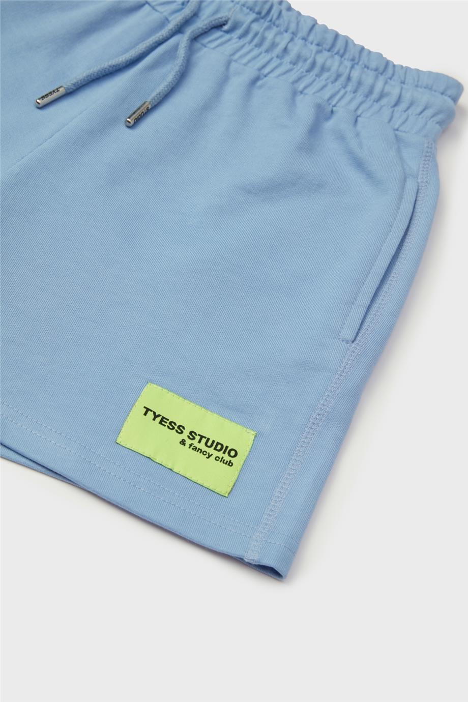 Tyess Kız Çocuk Mavi Şort