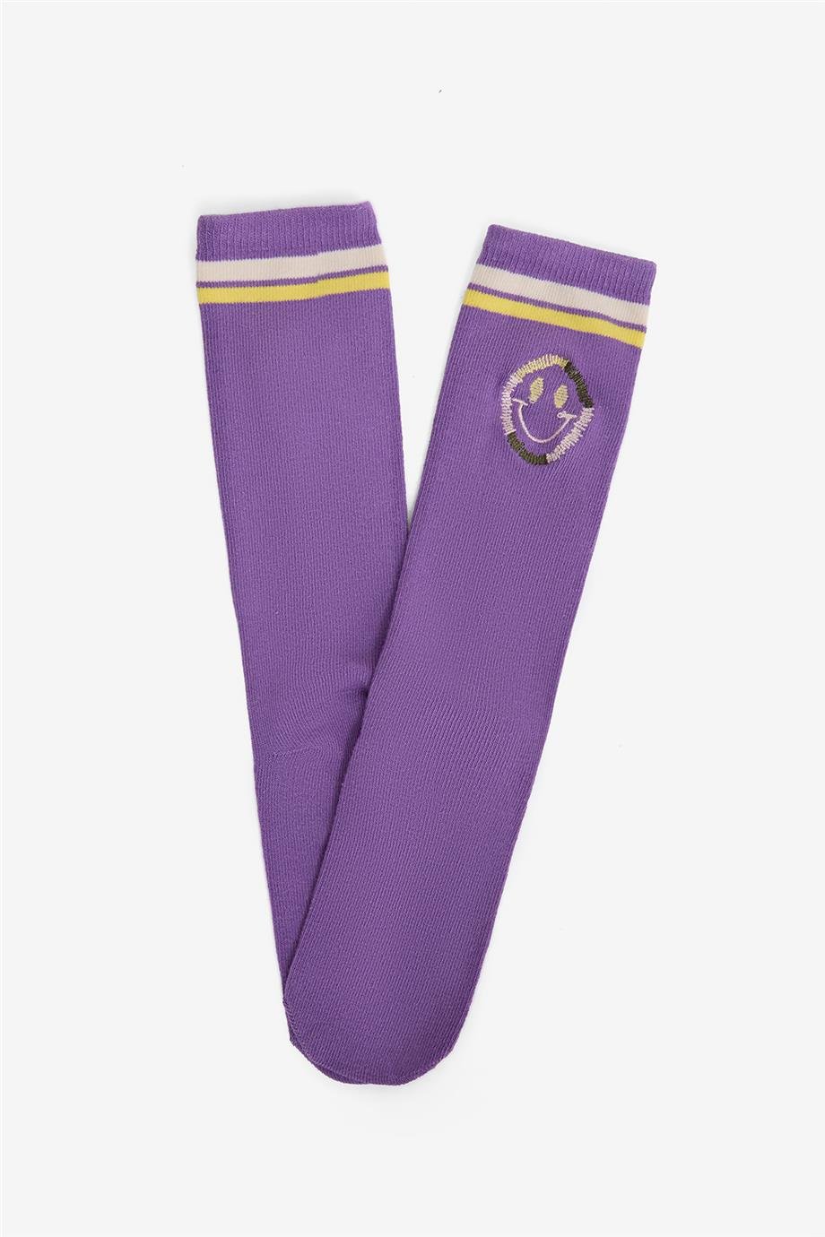 Tyess Girls Purple SocksTyess Girls Purple Socks