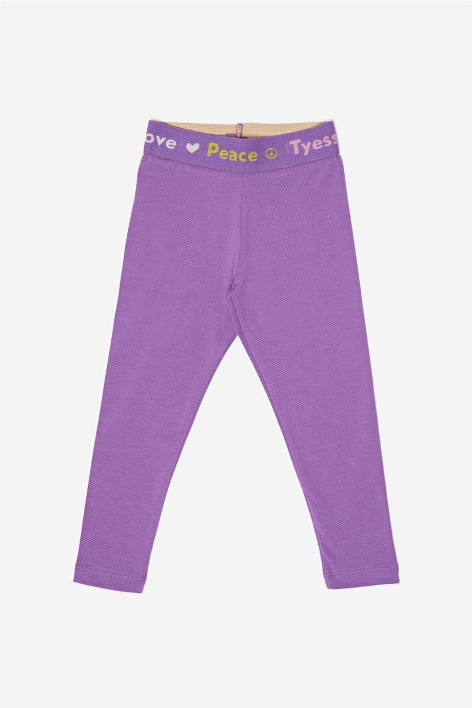 Tyess Kız Çocuk Mor Tayt