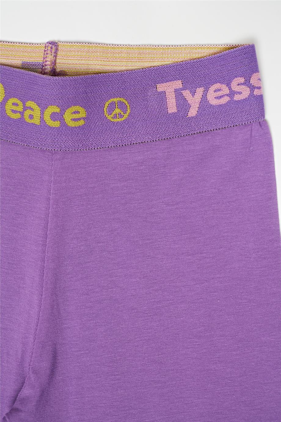 Tyess Kız Çocuk Mor Tayt