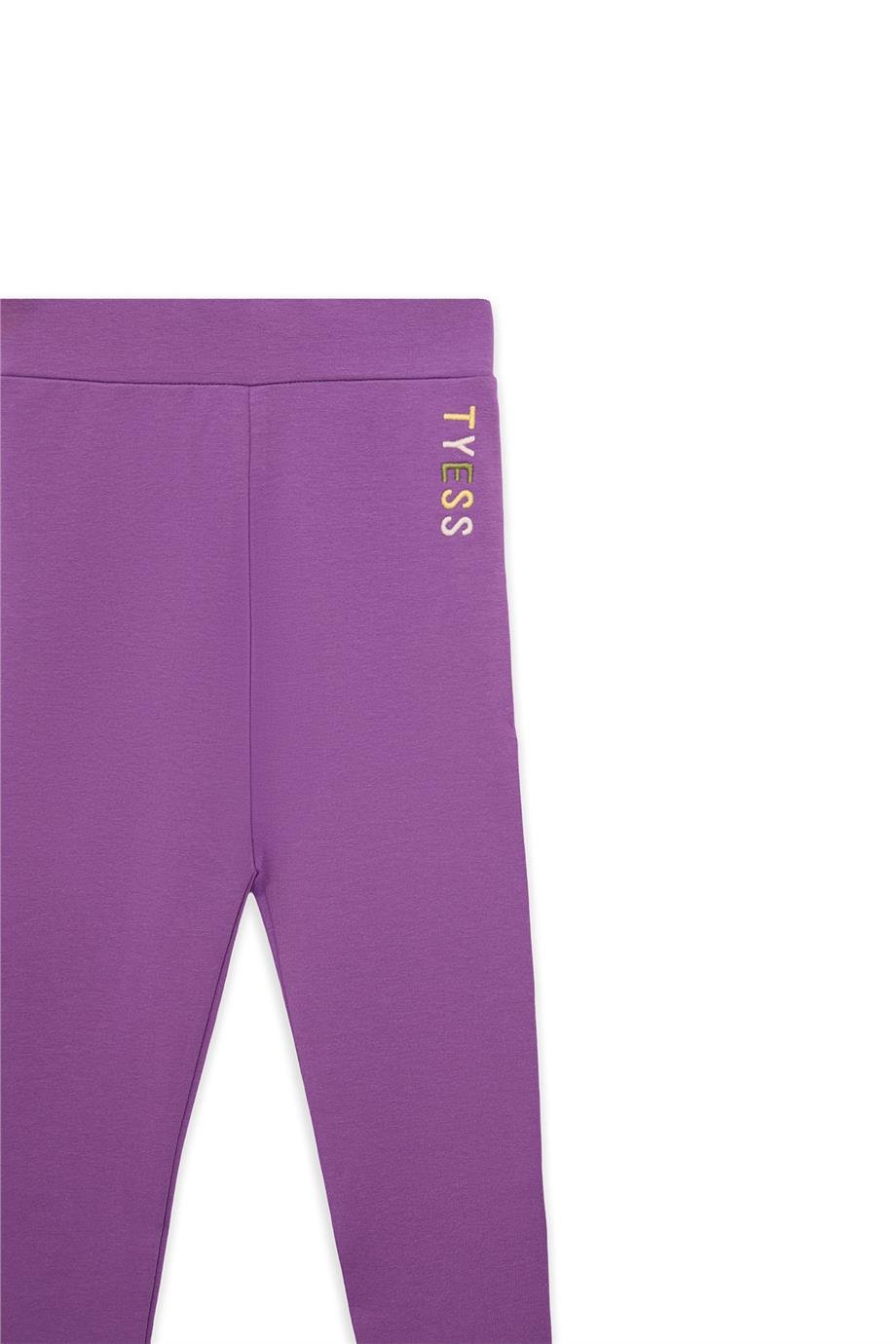 Tyess Kız Çocuk Mor TaytTyess Kız Çocuk Mor Tayt