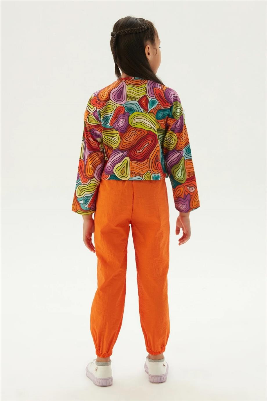 Tyess Kız Çocuk Oranj Pantolon