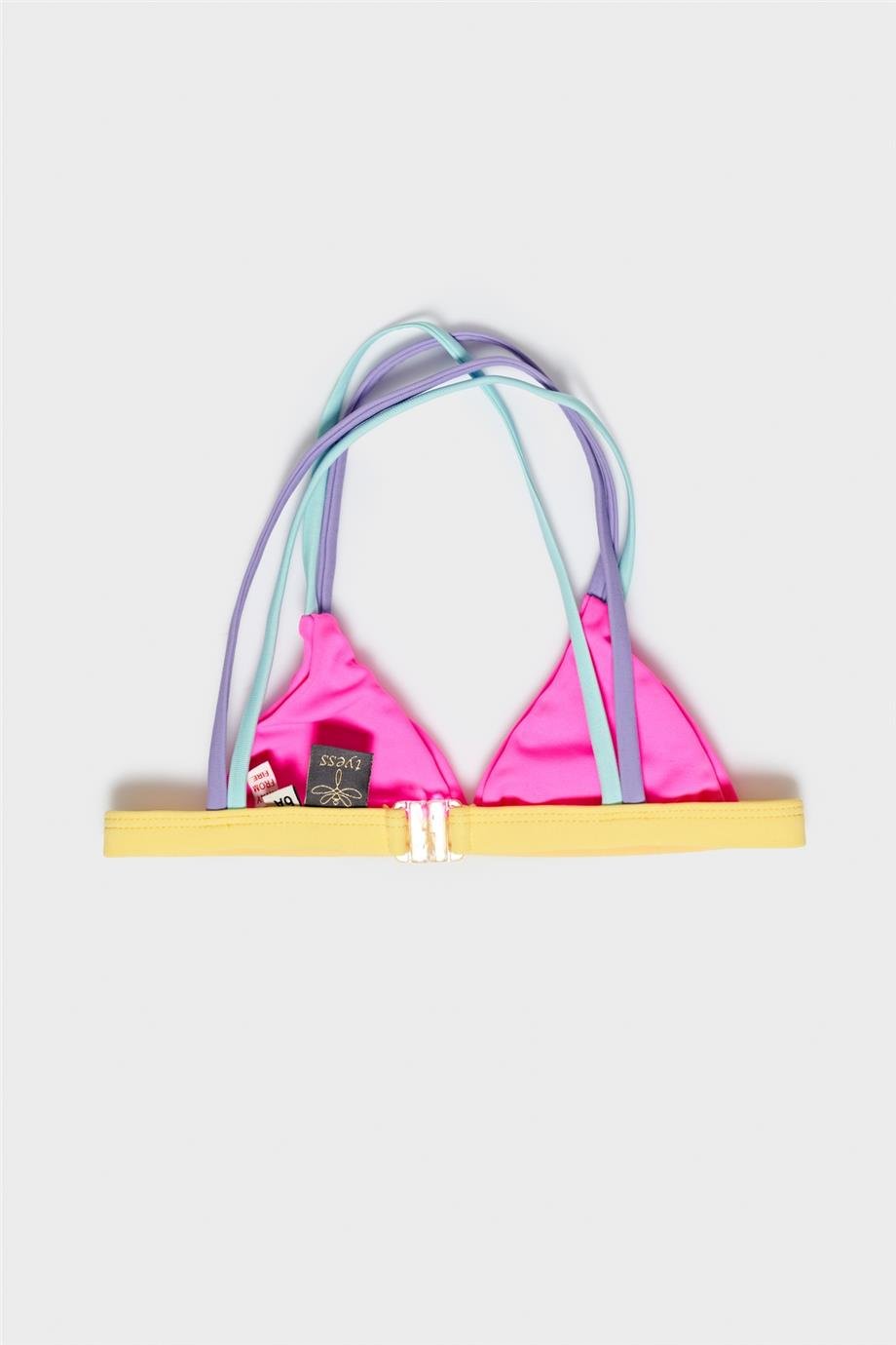 Tyess Kız Çocuk Pembe Bikini Üstü