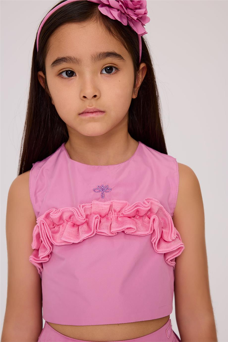 Tyess Kız Çocuk Pembe BluzTyess Kız Çocuk Pembe Bluz