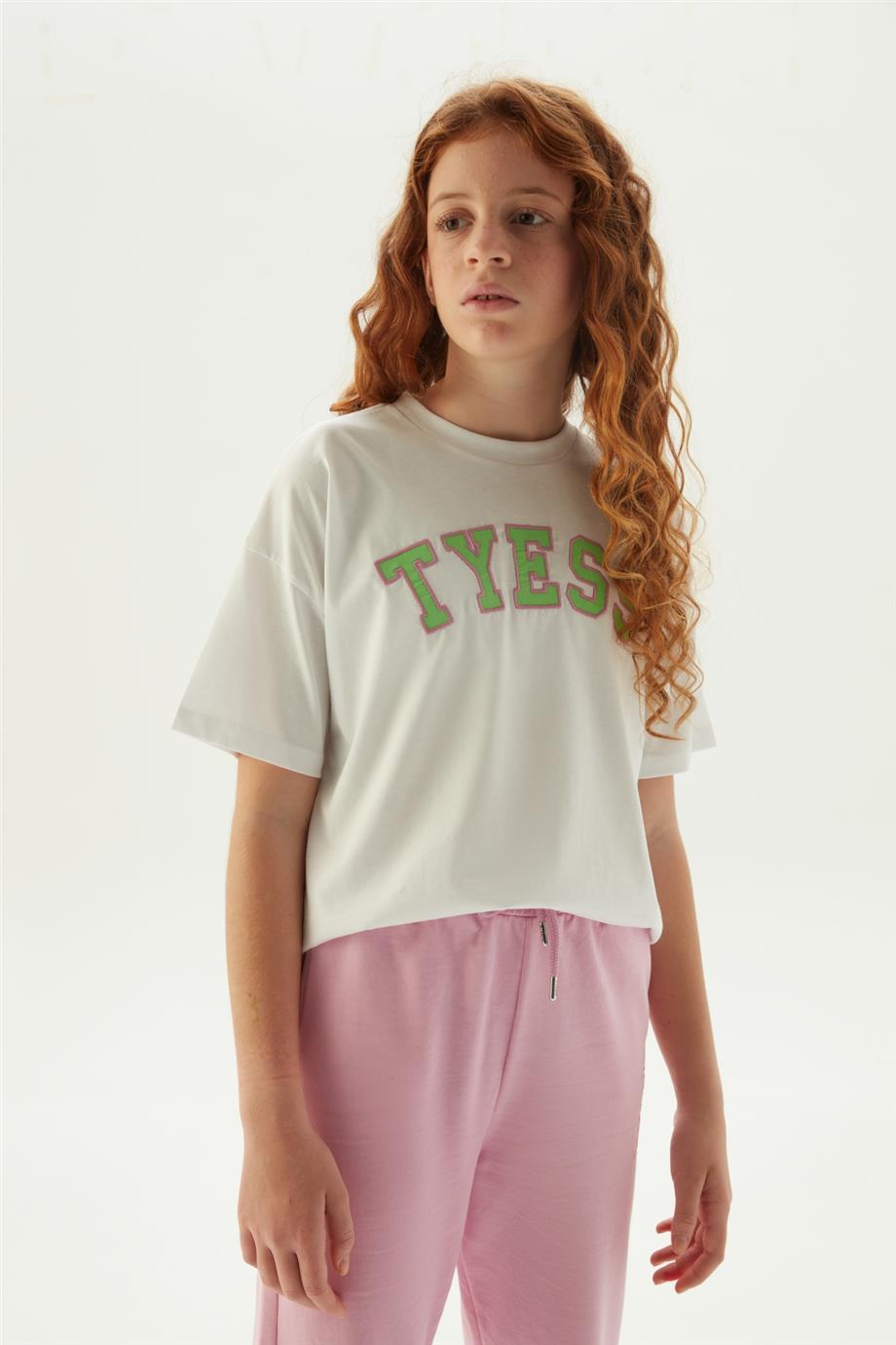 Tyess Kız Çocuk Pembe Eşofman Altı