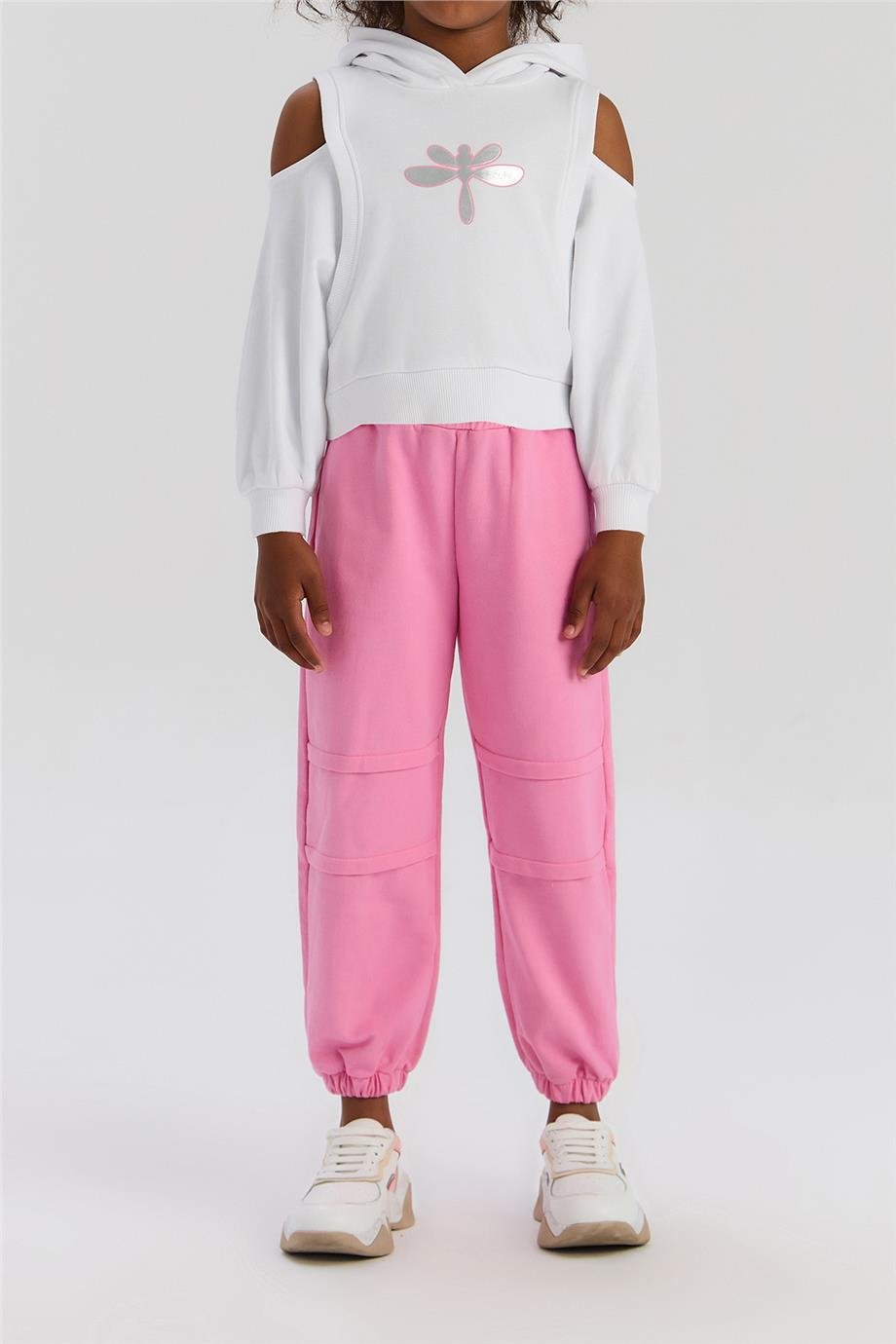 Tyess Kız Çocuk Pembe Eşofman AltıTyess Kız Çocuk Pembe Eşofman Altı