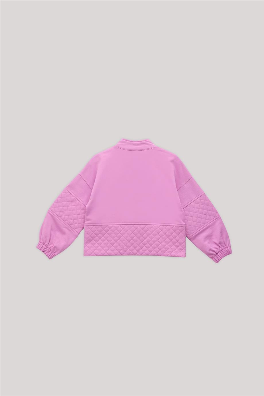 Tyess Kız Çocuk Pembe Eşofman Üstü