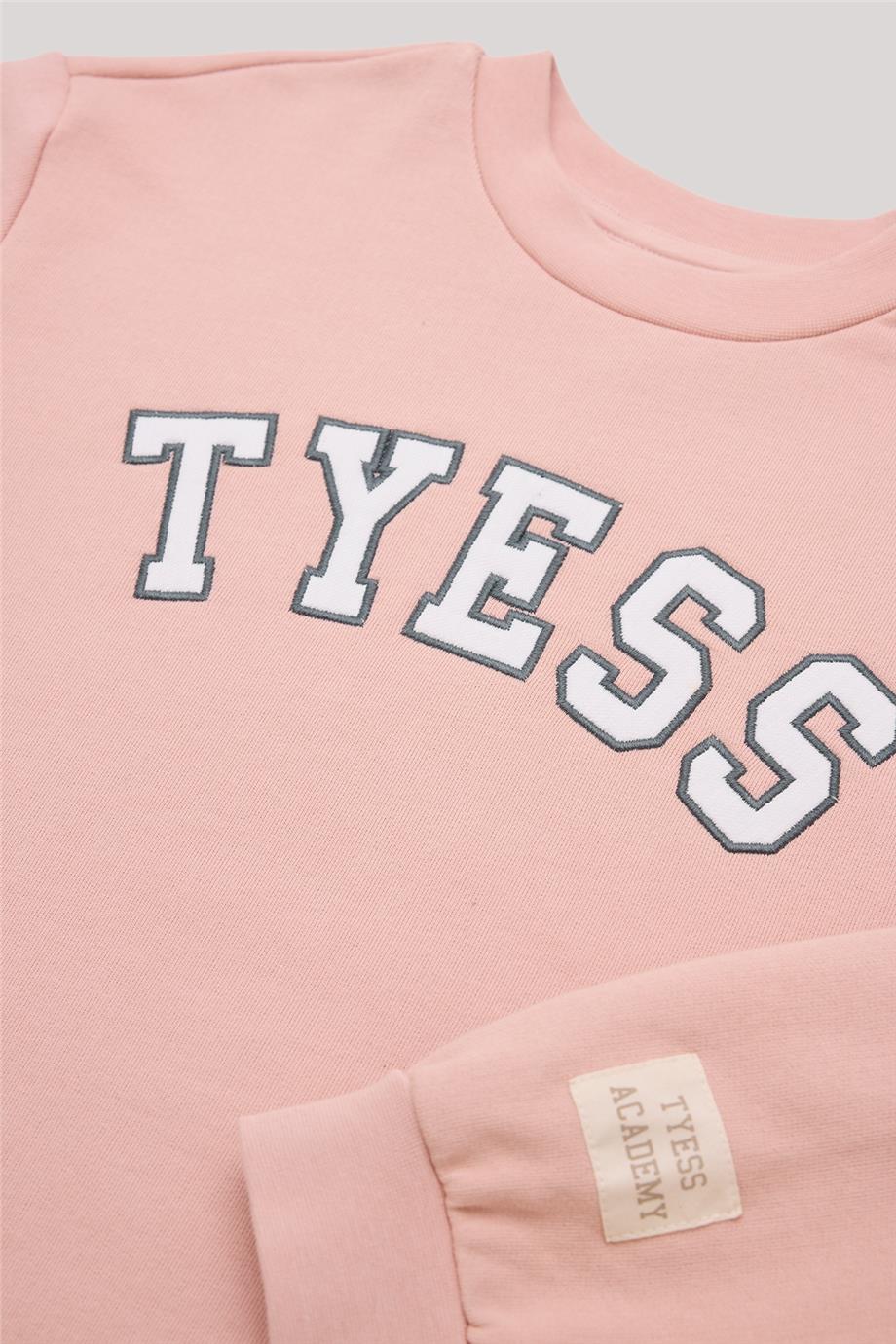 Tyess Kız Çocuk Pembe Sweatshirt