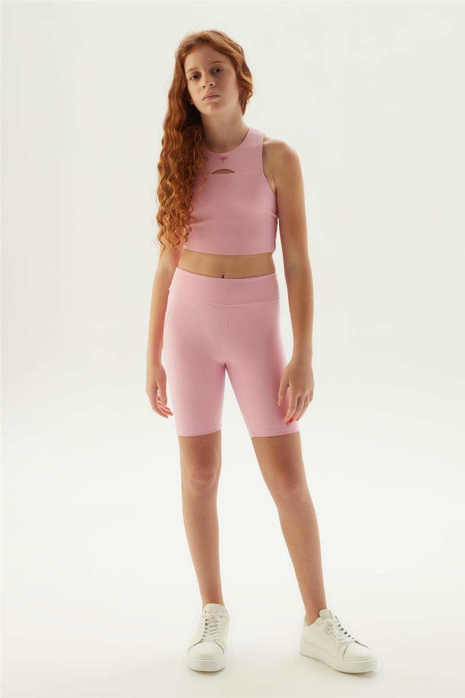 Tyess Kız Çocuk Pembe Tayt