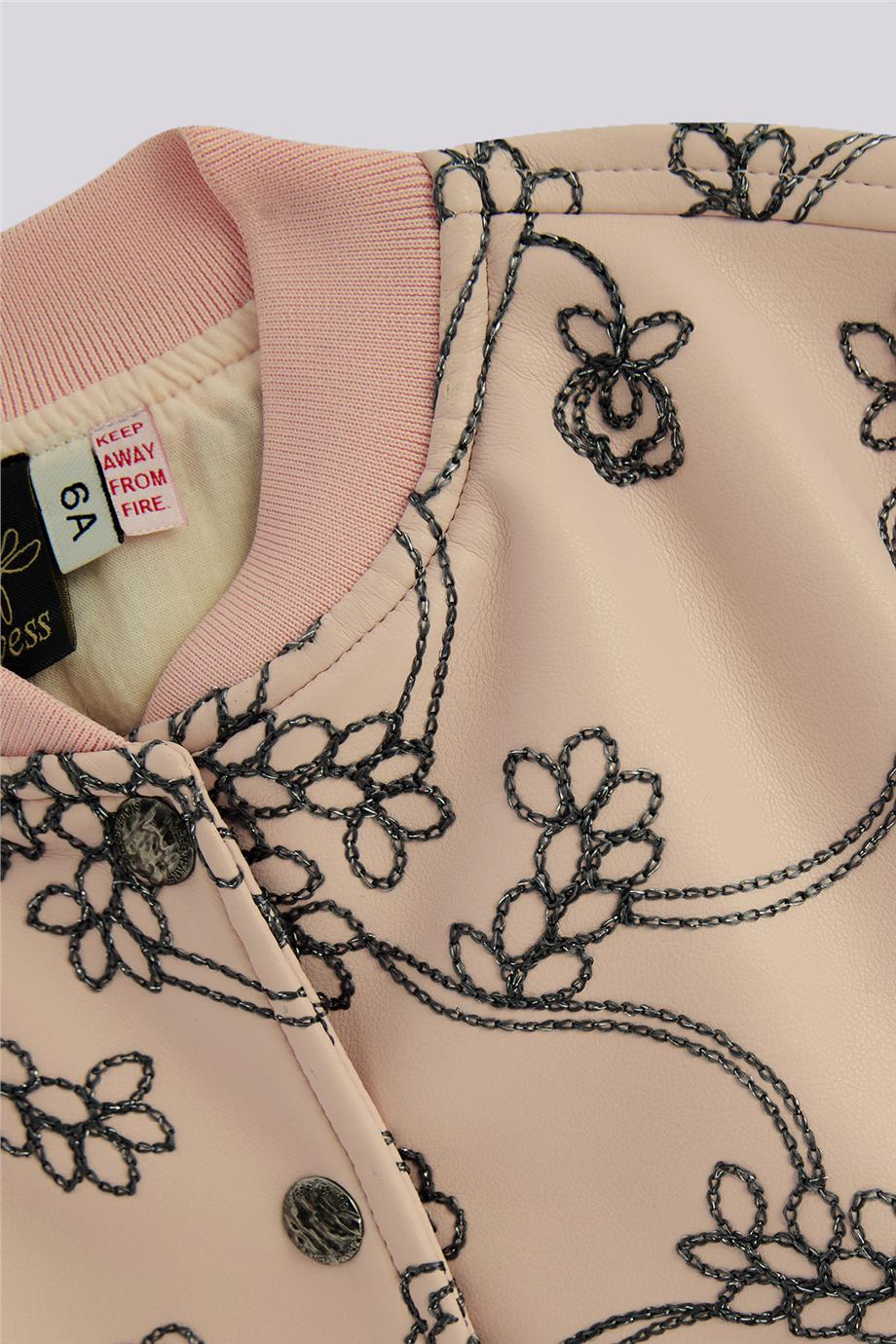 Tyess Kız Çocuk Pudra CeketTyess Kız Çocuk Pudra Ceket