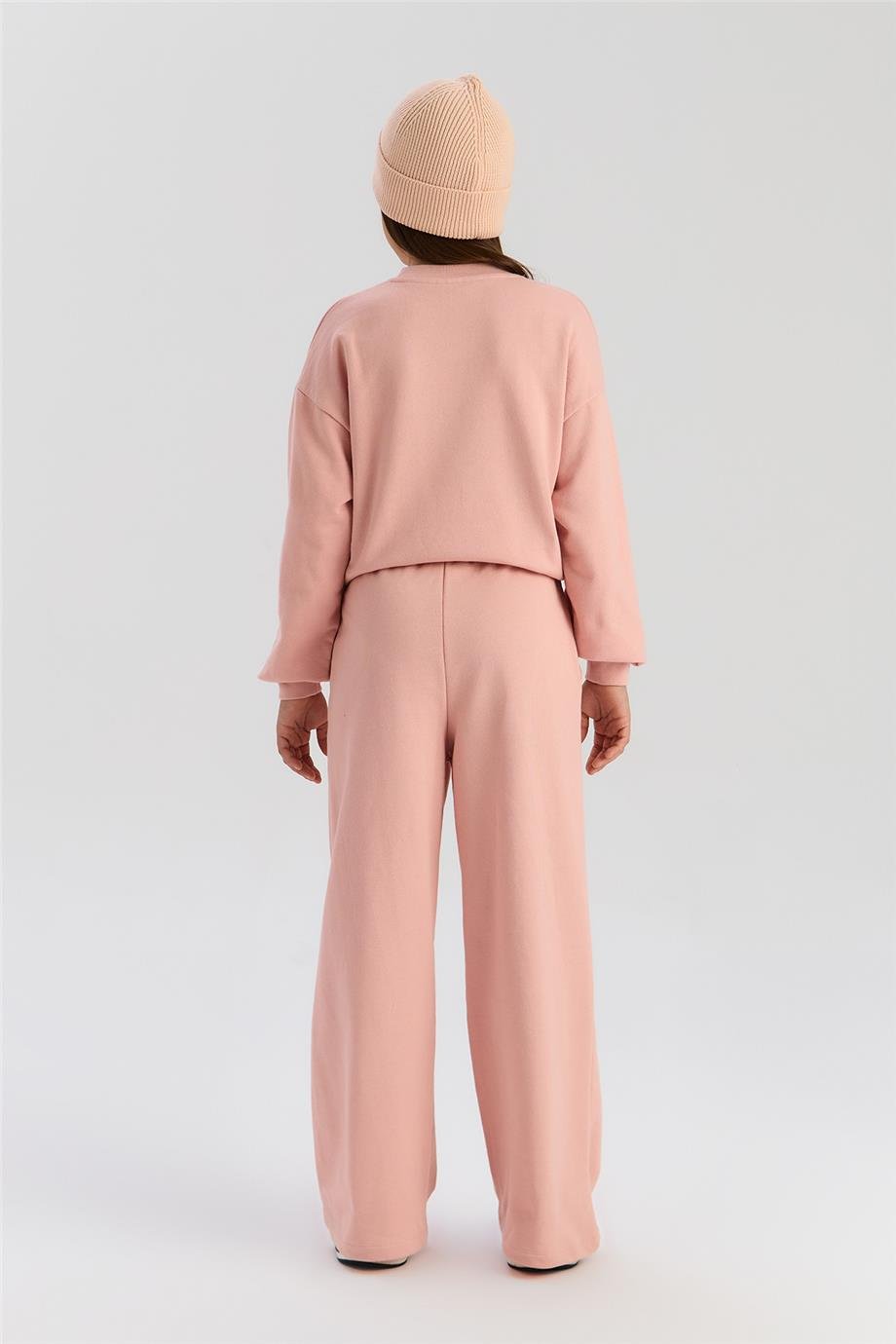 Tyess Kız Çocuk Pudra Eşofman AltıTyess Kız Çocuk Pudra Eşofman Altı