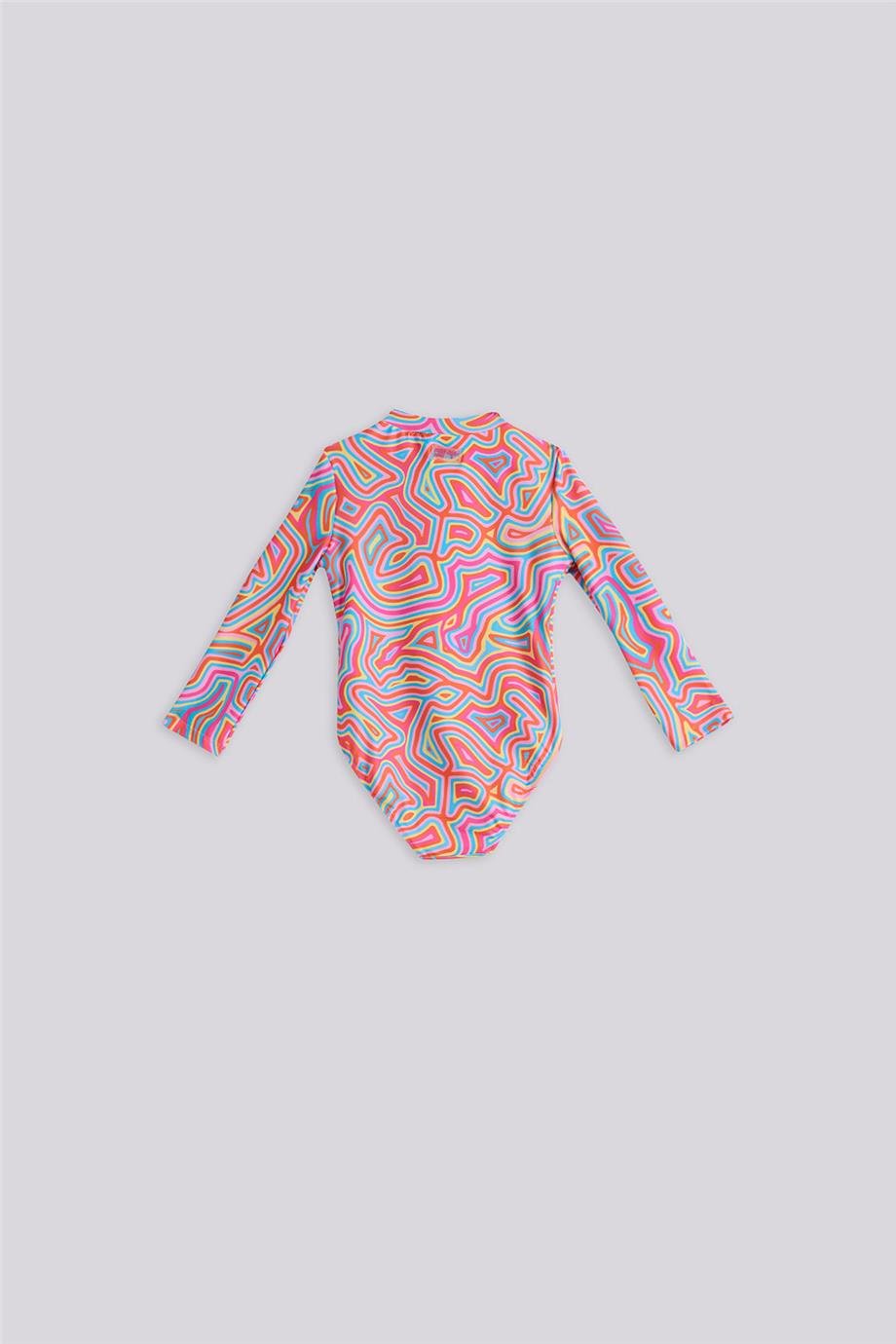 Tyess Girl Colorful SwimsuitTyess Girl Colorful Swimsuit