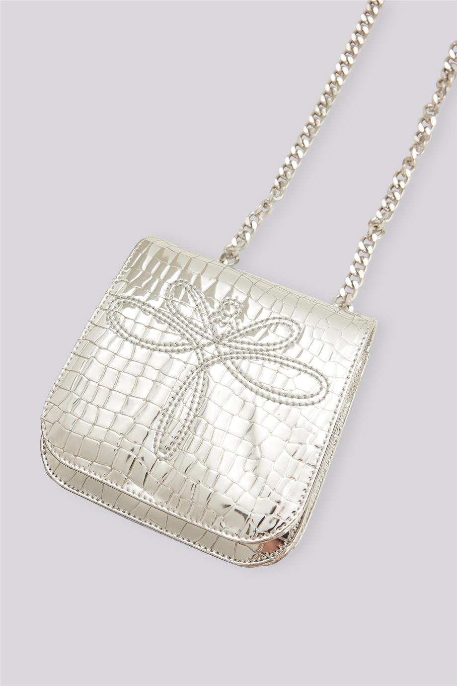 Tyess Girl Silver BagTyess Girl Silver Bag