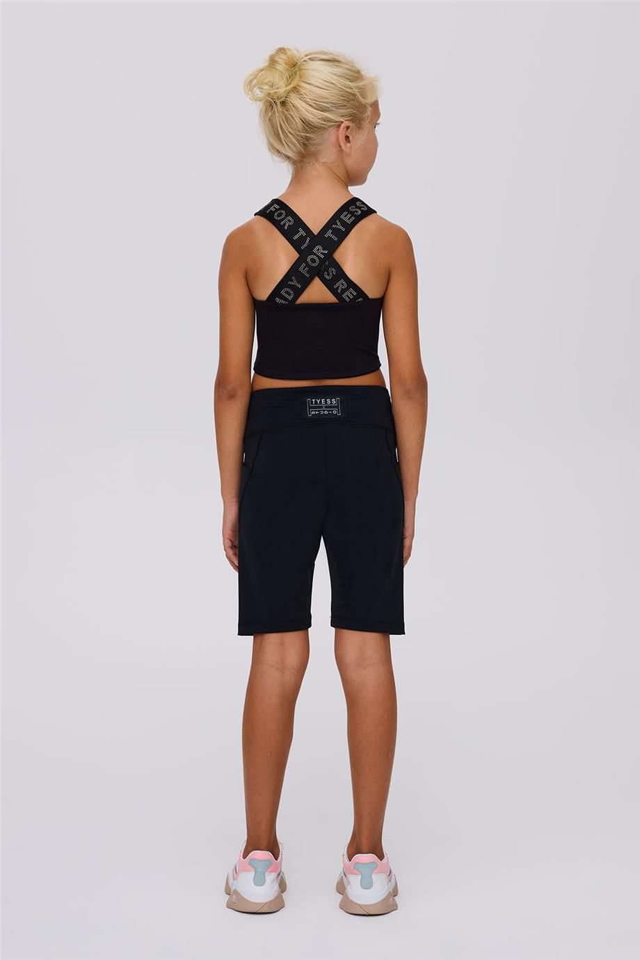 Tyess Kız Çocuk Siyah AtletTyess Kız Çocuk Siyah Atlet