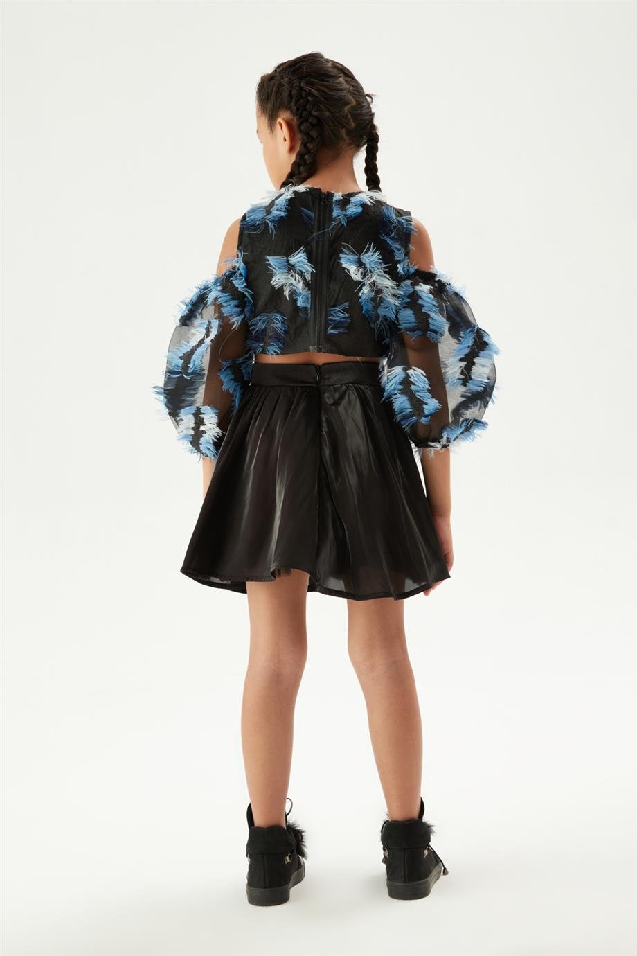 Tyess Kız Çocuk Siyah Bluz