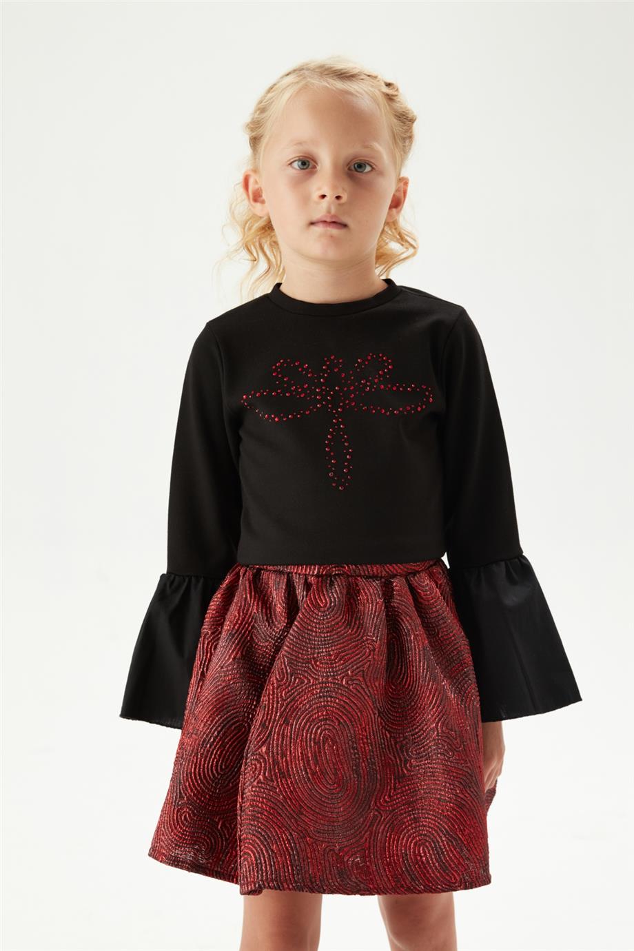 Tyess Kız Çocuk Siyah Bluz