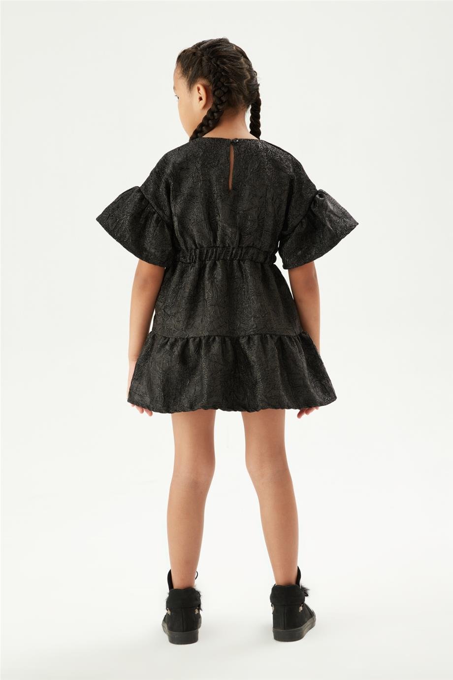 Tyess Kız Çocuk Siyah Elbise