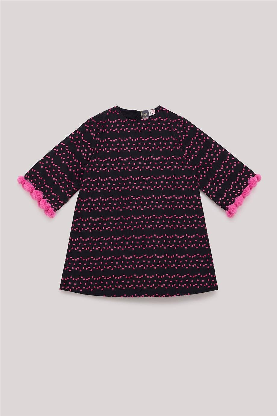 Tyess Kız Çocuk Siyah Elbise