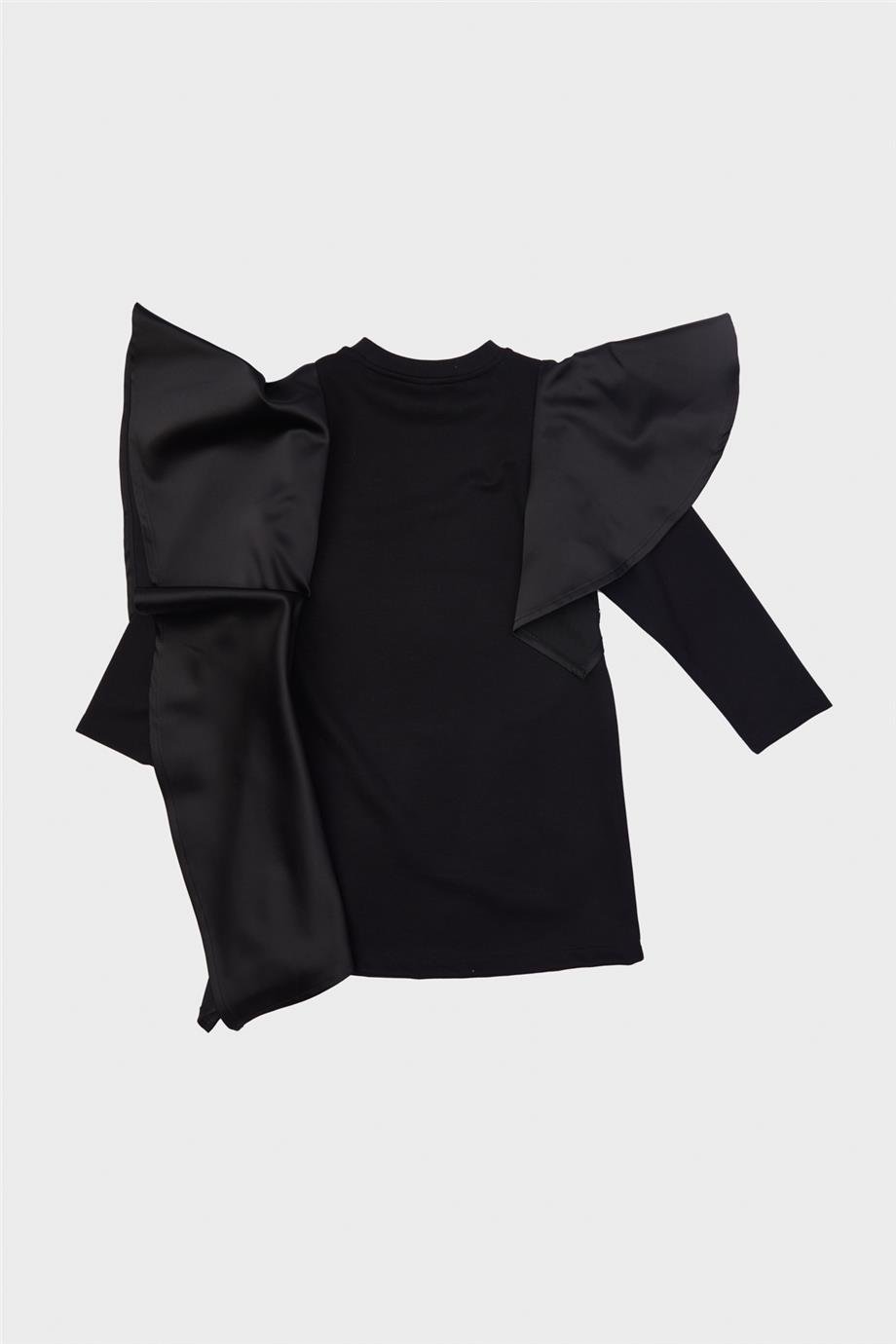 Tyess Kız Çocuk Siyah Elbise