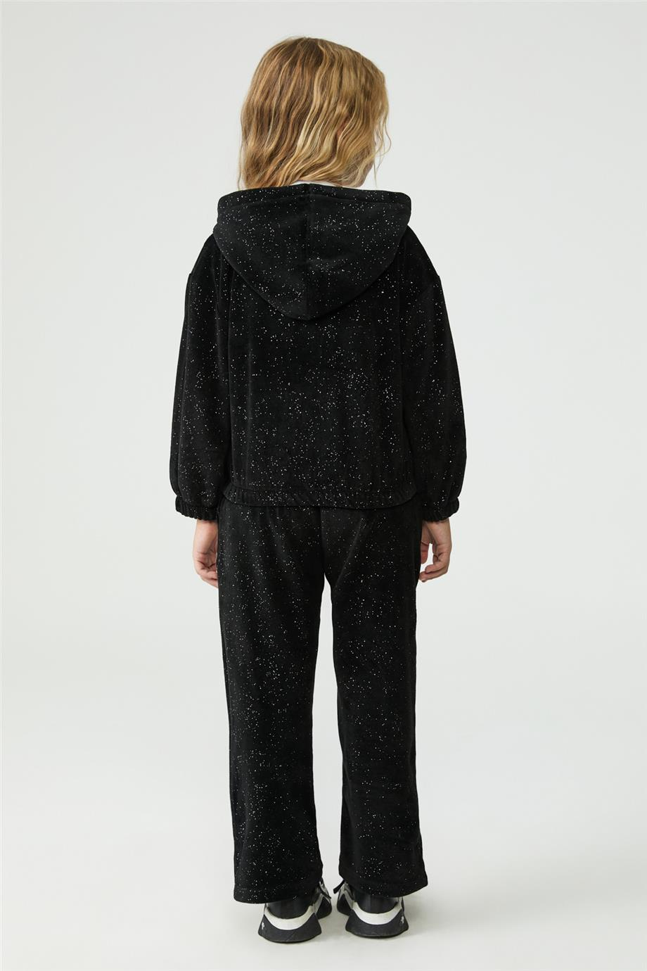 Tyess Kız Çocuk Siyah Eşofman ÜstüTyess Kız Çocuk Siyah Eşofman Üstü