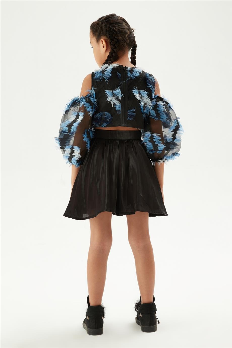 Tyess Kız Çocuk Siyah Etek