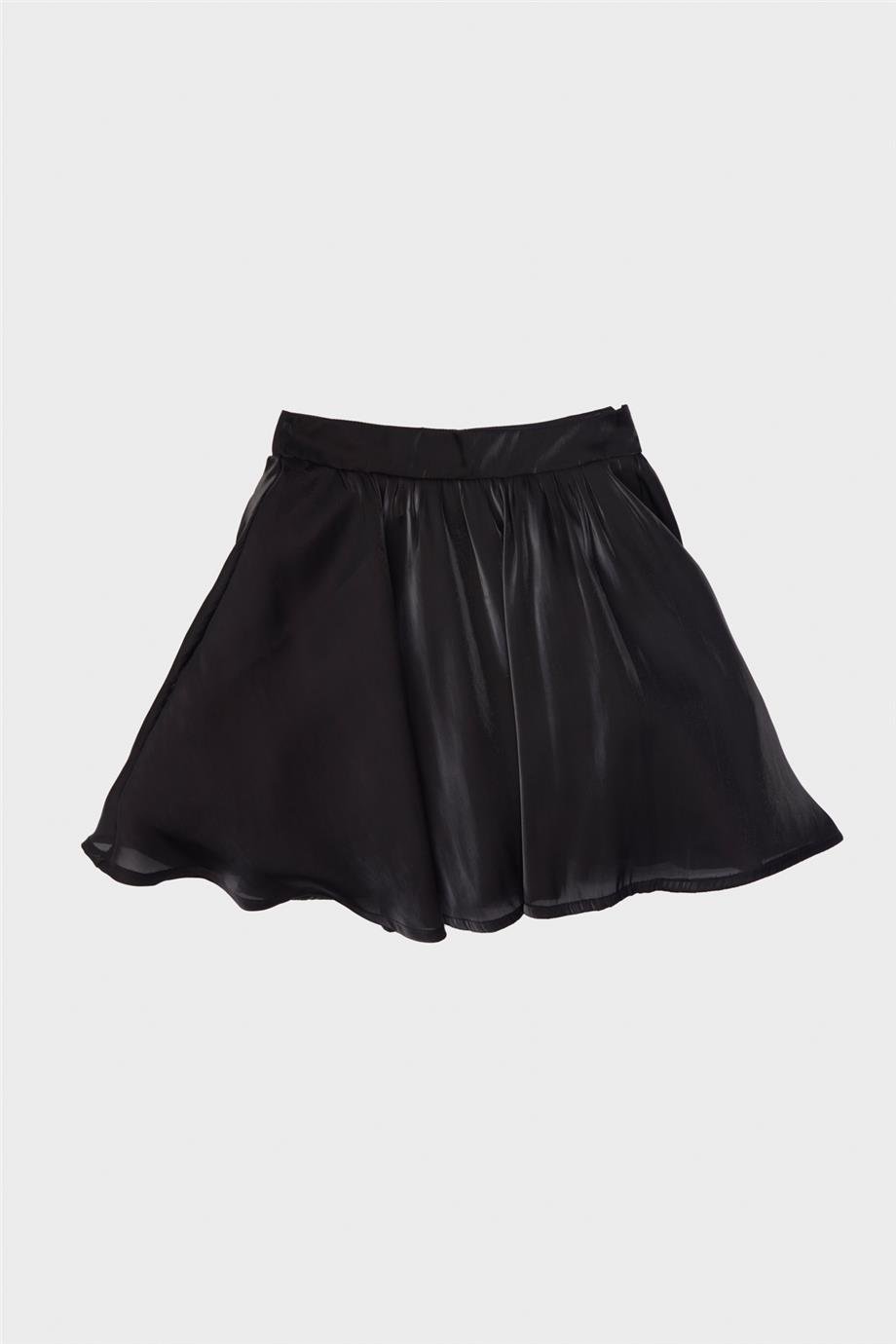 Tyess Kız Çocuk Siyah Etek