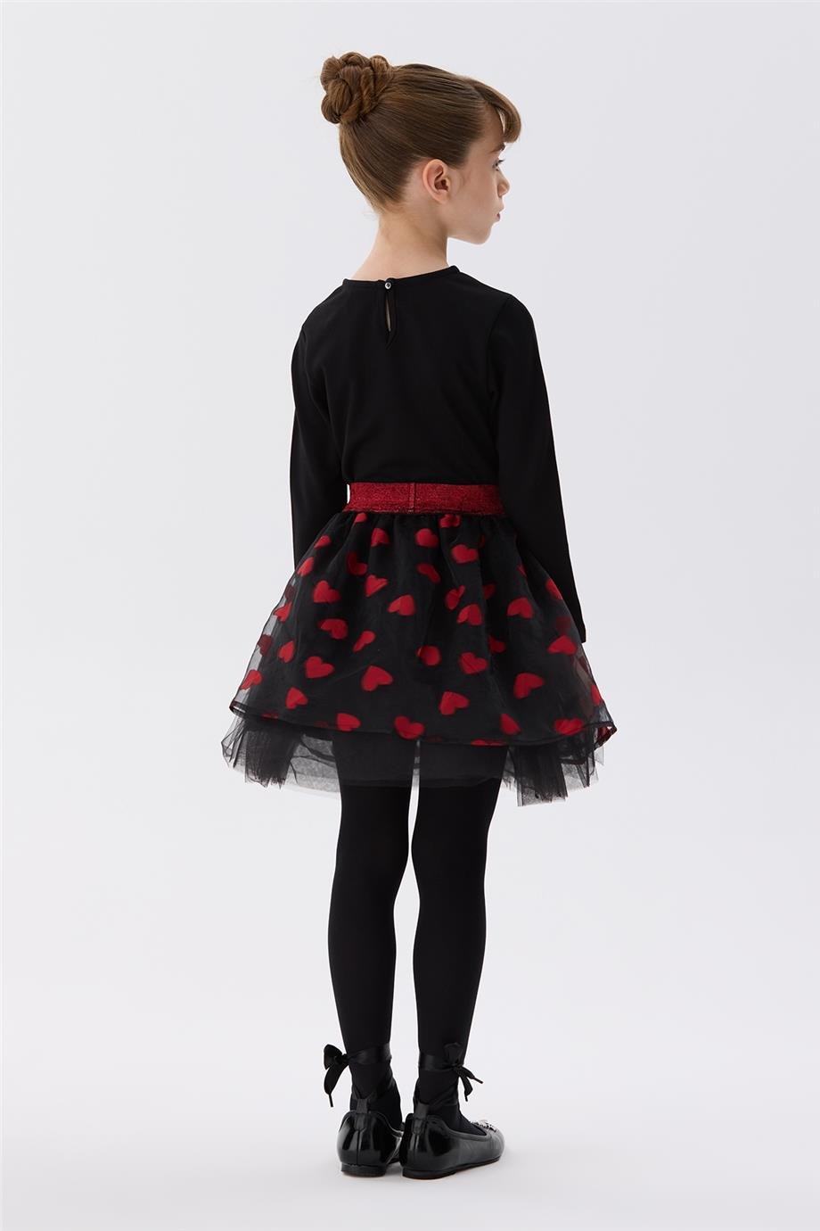 Tyess Kız Çocuk Siyah Etek