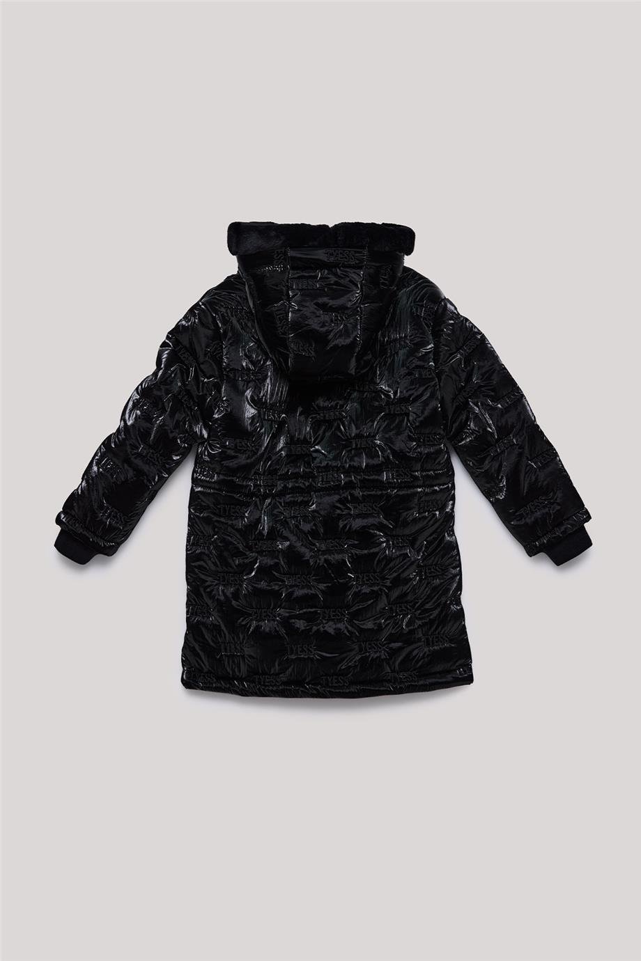 Tyess Kız Çocuk Siyah Mont