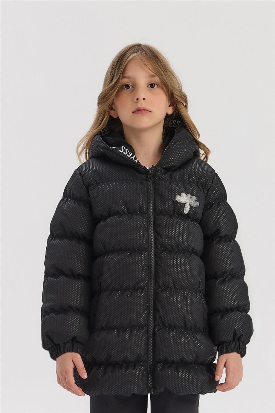 Tyess Girl Black CoatTyess Girl Black Coat