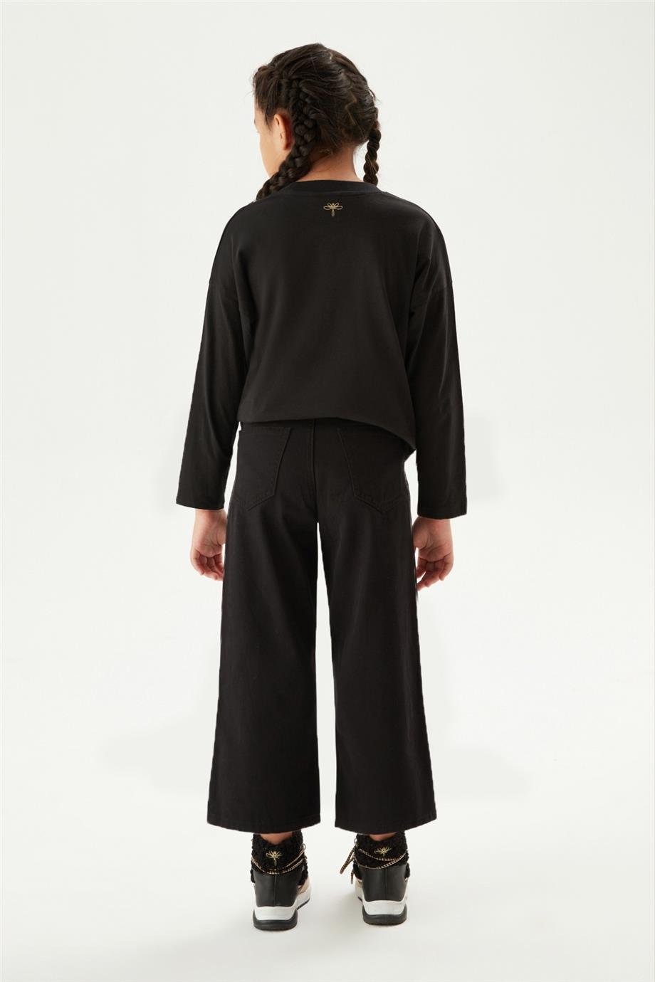 Tyess Kız Çocuk Siyah Pantolon