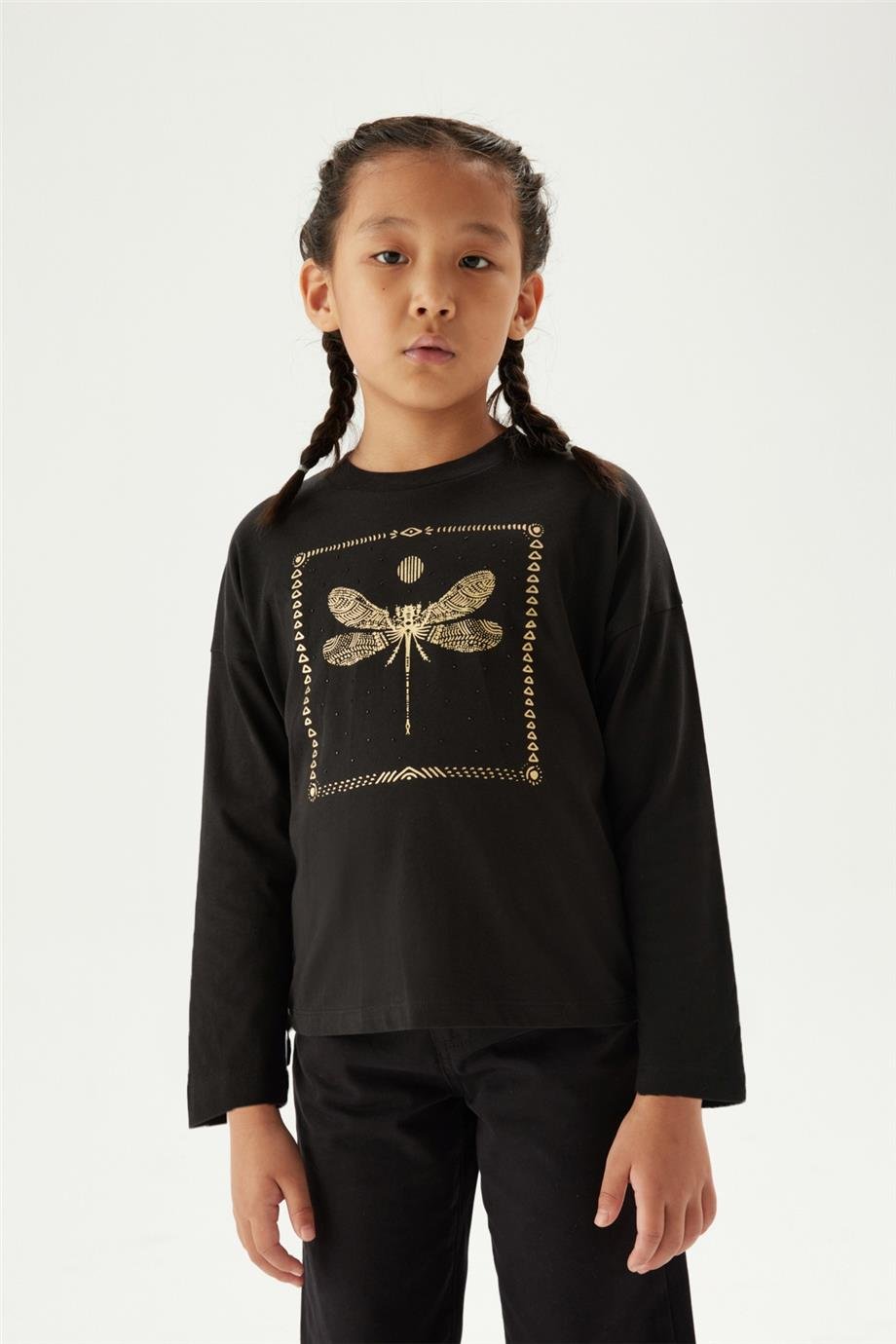 Tyess Kız Çocuk Siyah Pantolon