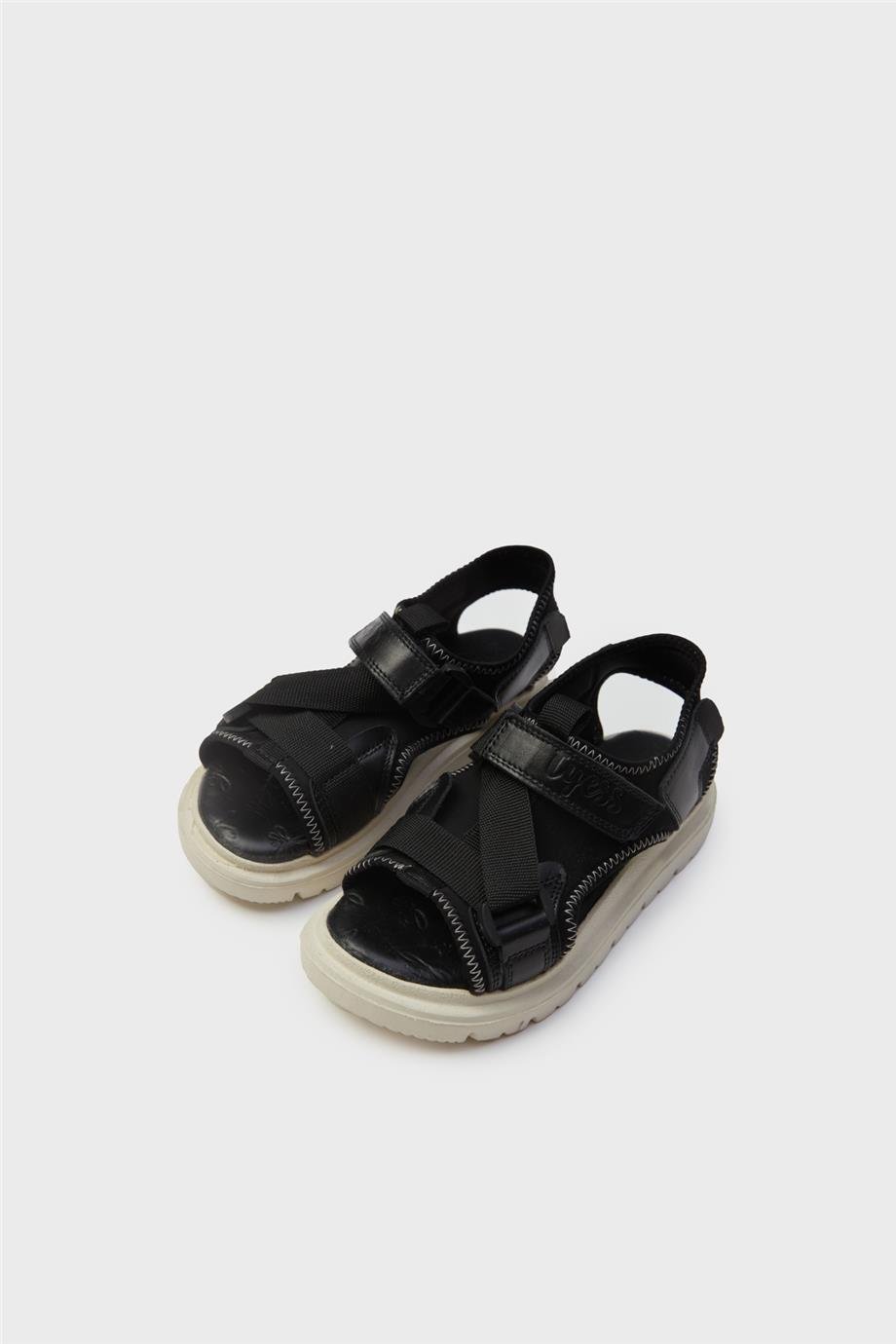 Tyess Kız Çocuk Siyah Sandalet