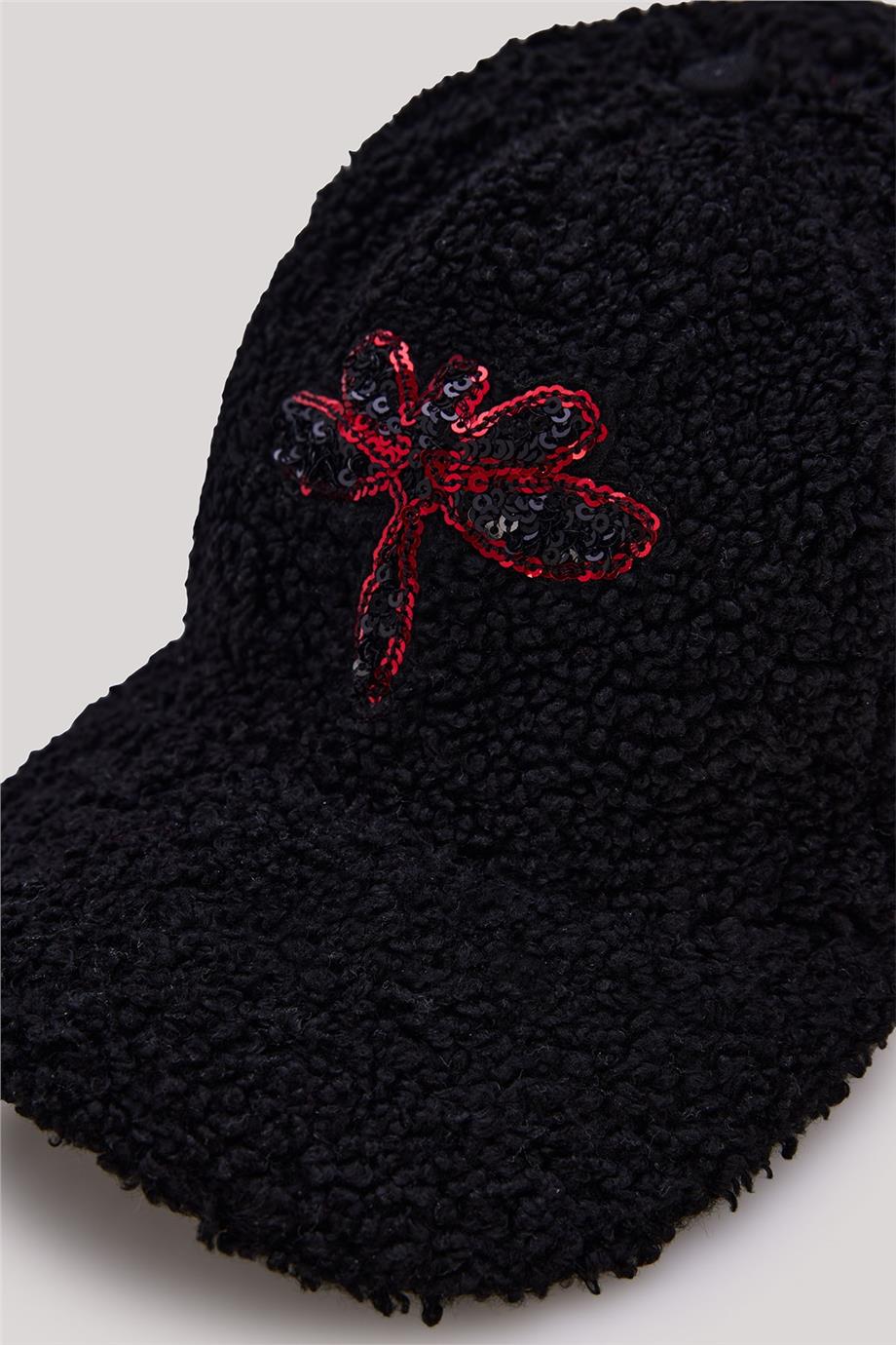 Tyess Kız Çocuk Siyah Şapka