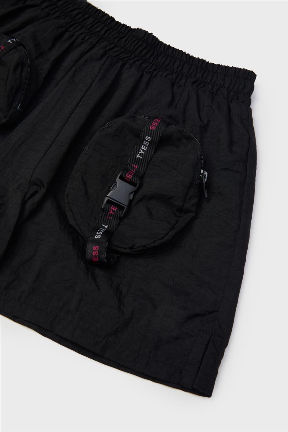 Tyess Kız Çocuk Siyah Şort