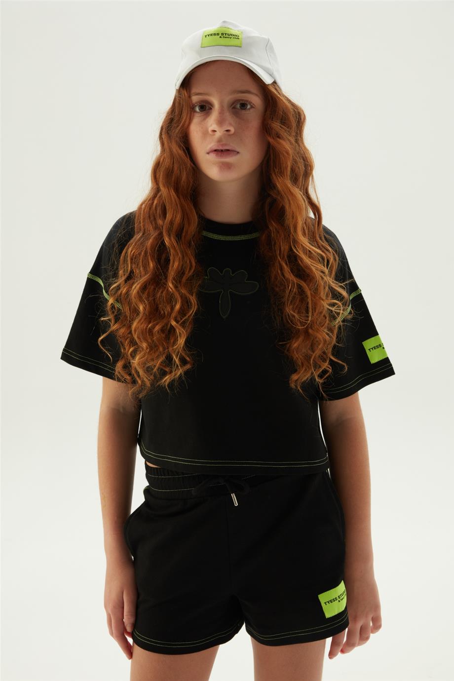 Tyess Kız Çocuk Siyah Şort