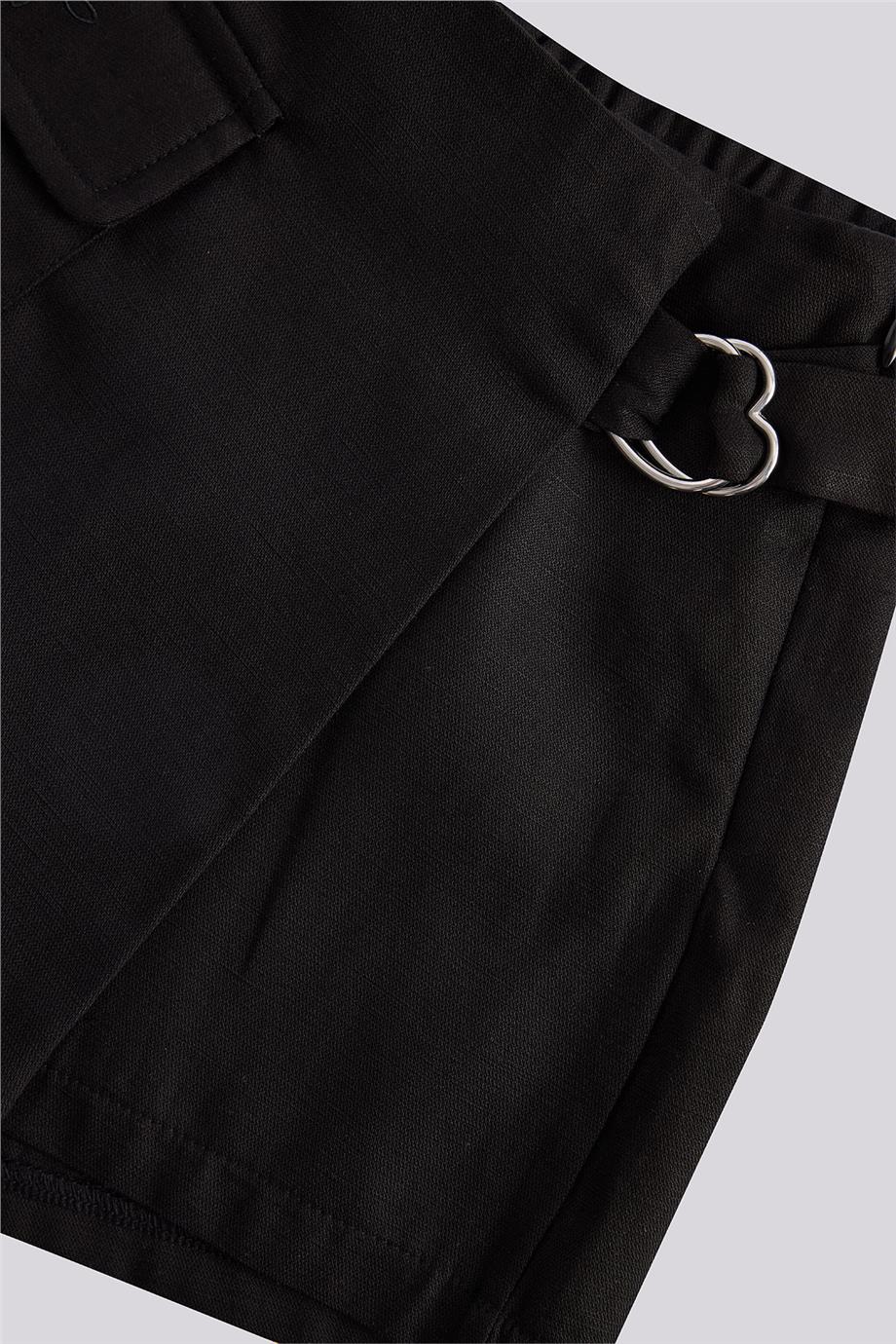 Tyess Kız Çocuk Siyah ŞortTyess Kız Çocuk Siyah Şort