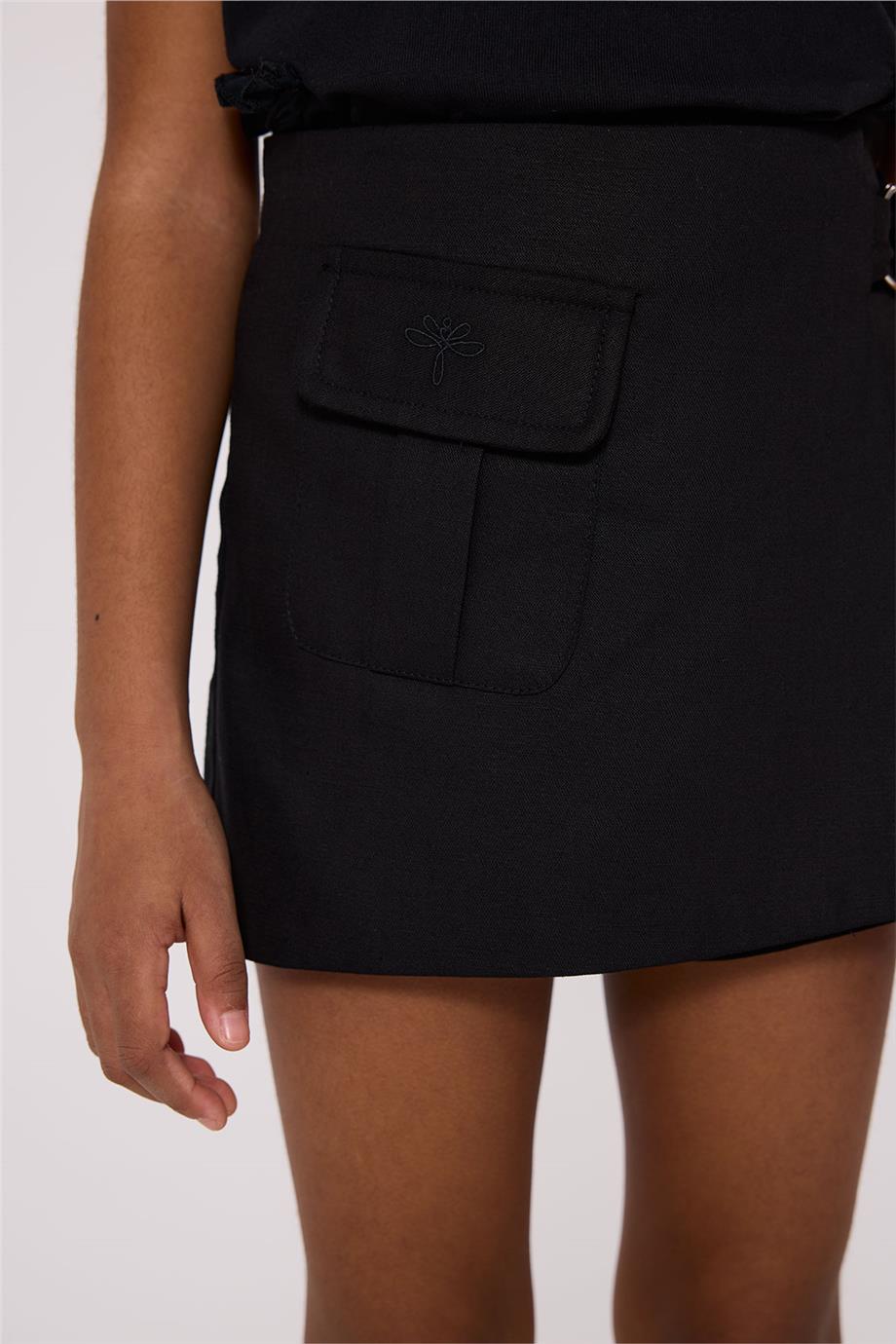 Tyess Kız Çocuk Siyah ŞortTyess Kız Çocuk Siyah Şort