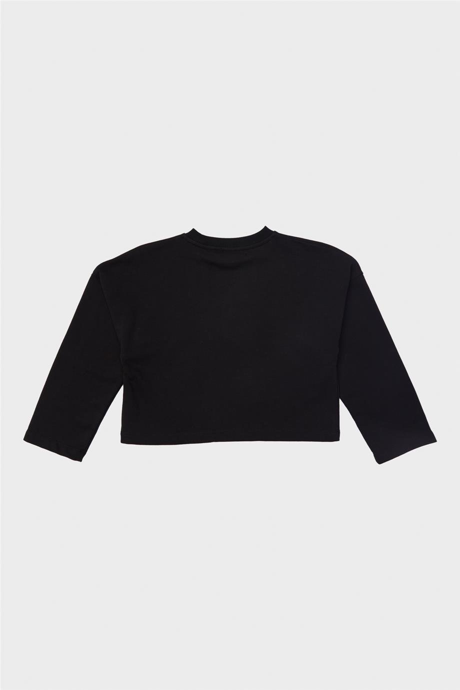 Tyess Kız Çocuk Siyah Sweatshirt