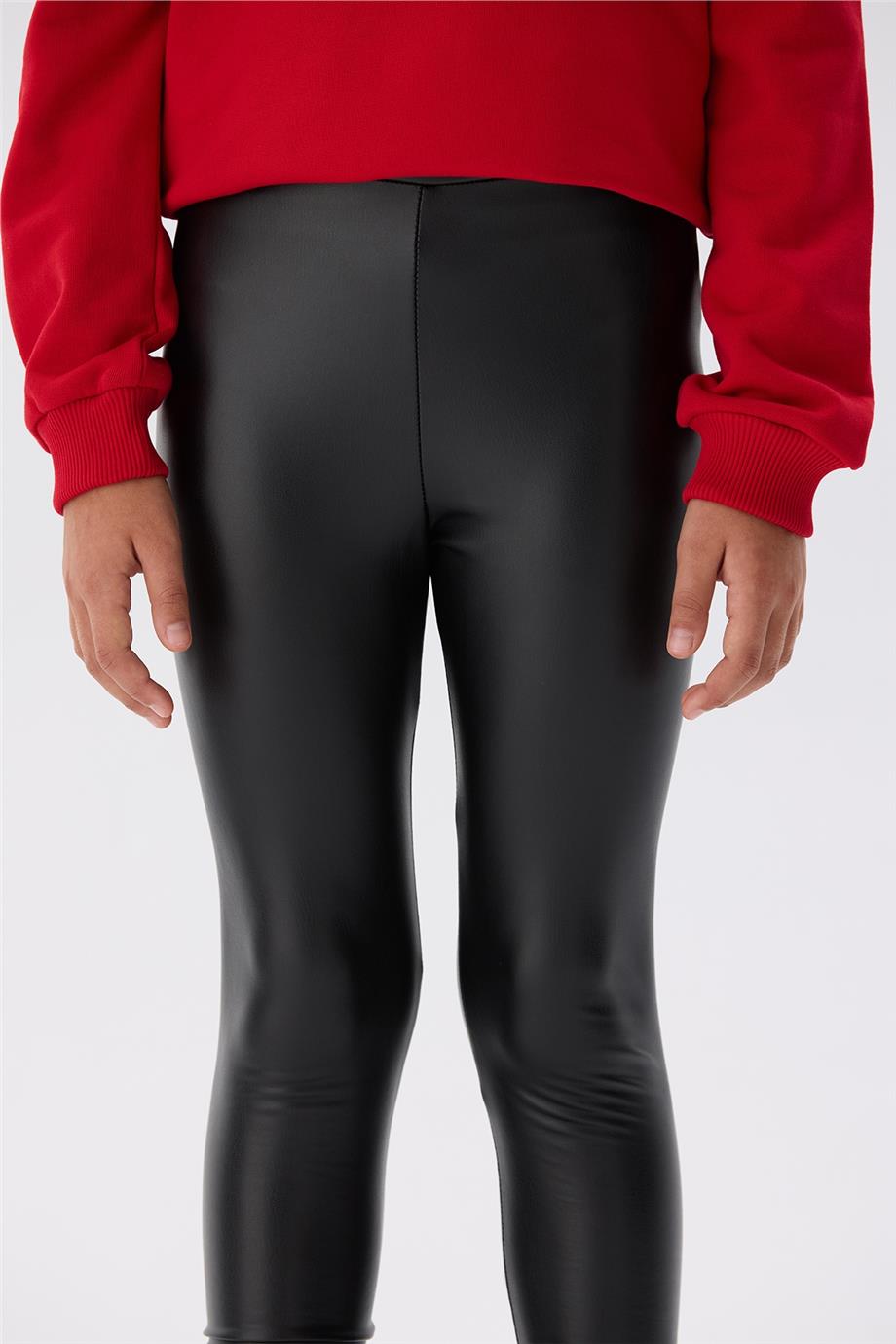 Tyess Kız Çocuk Siyah Tayt