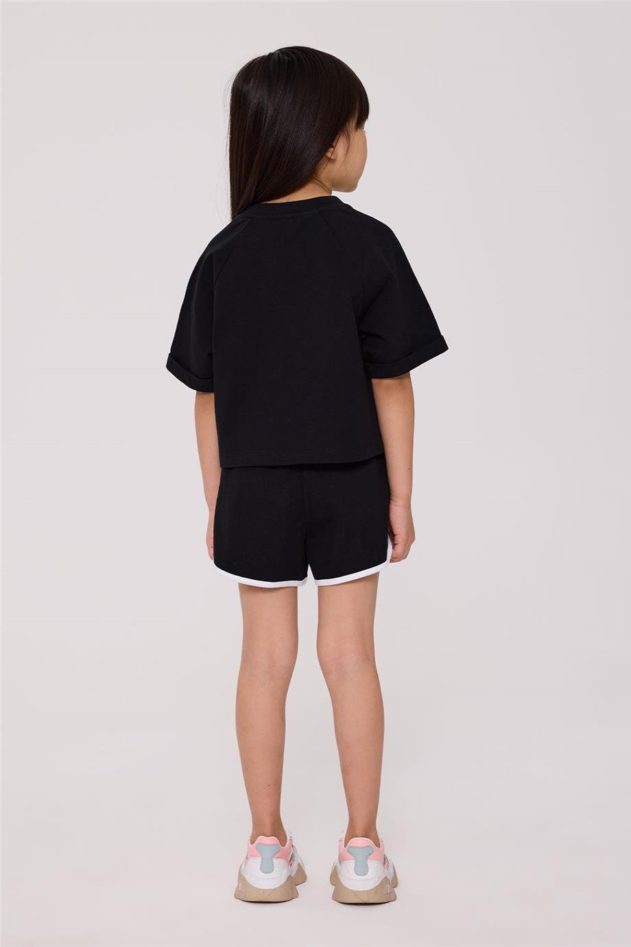 Tyess Kız Çocuk Siyah TshirtTyess Kız Çocuk Siyah Tshirt