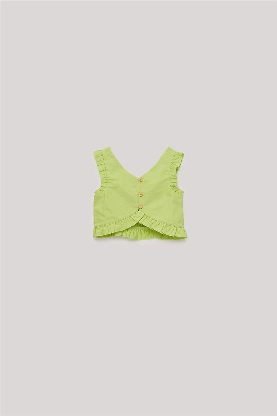 Tyess Kız Çocuk Yeşil Bluz