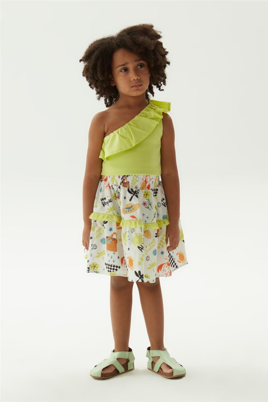 Tyess Kız Çocuk Yeşil Bluz