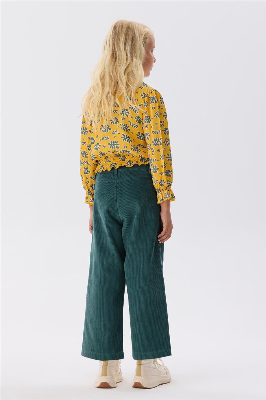 Tyess Kız Çocuk Yeşil Pantolon