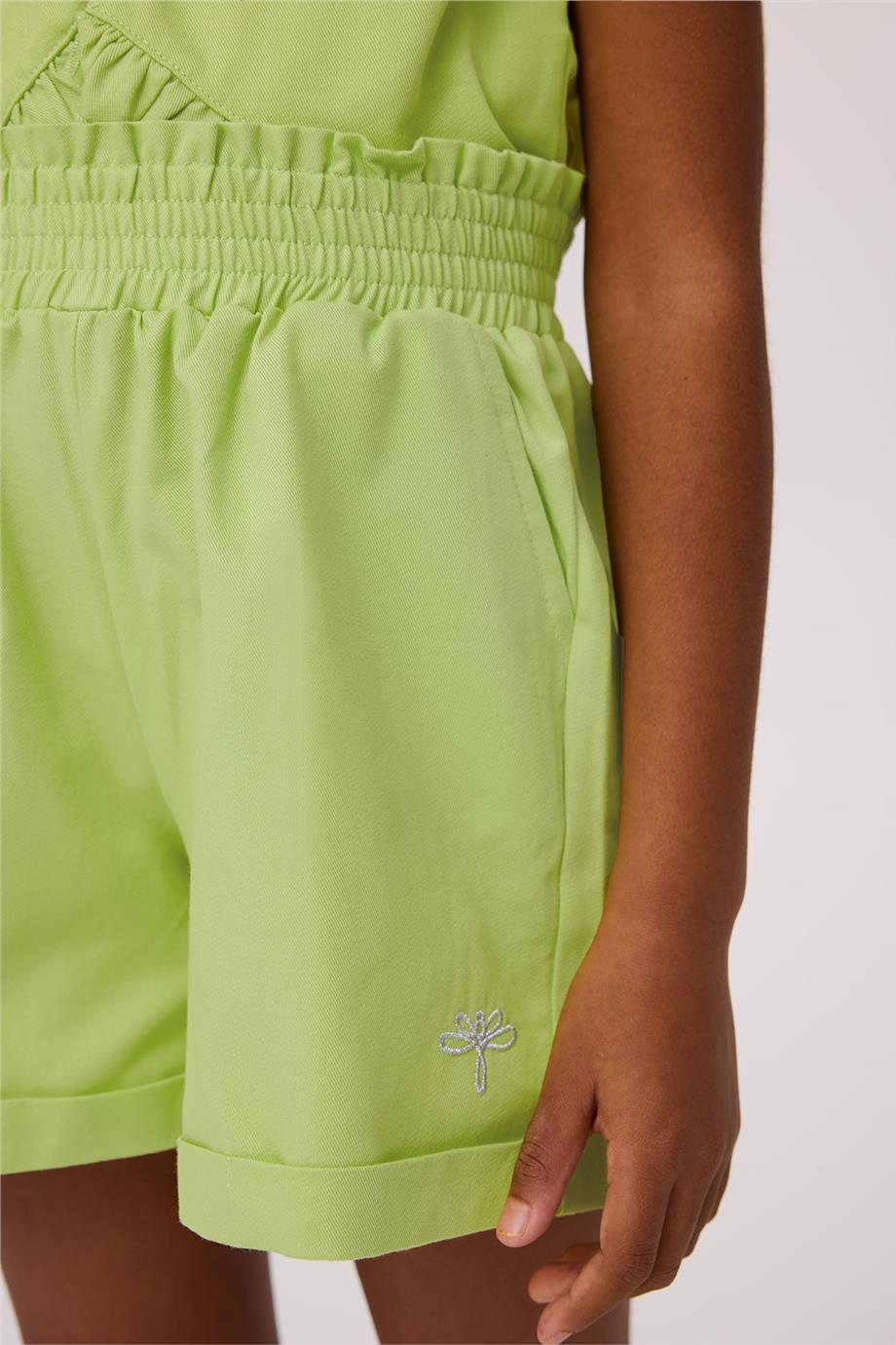 Tyess Girl Green ShortsTyess Girl Green Shorts