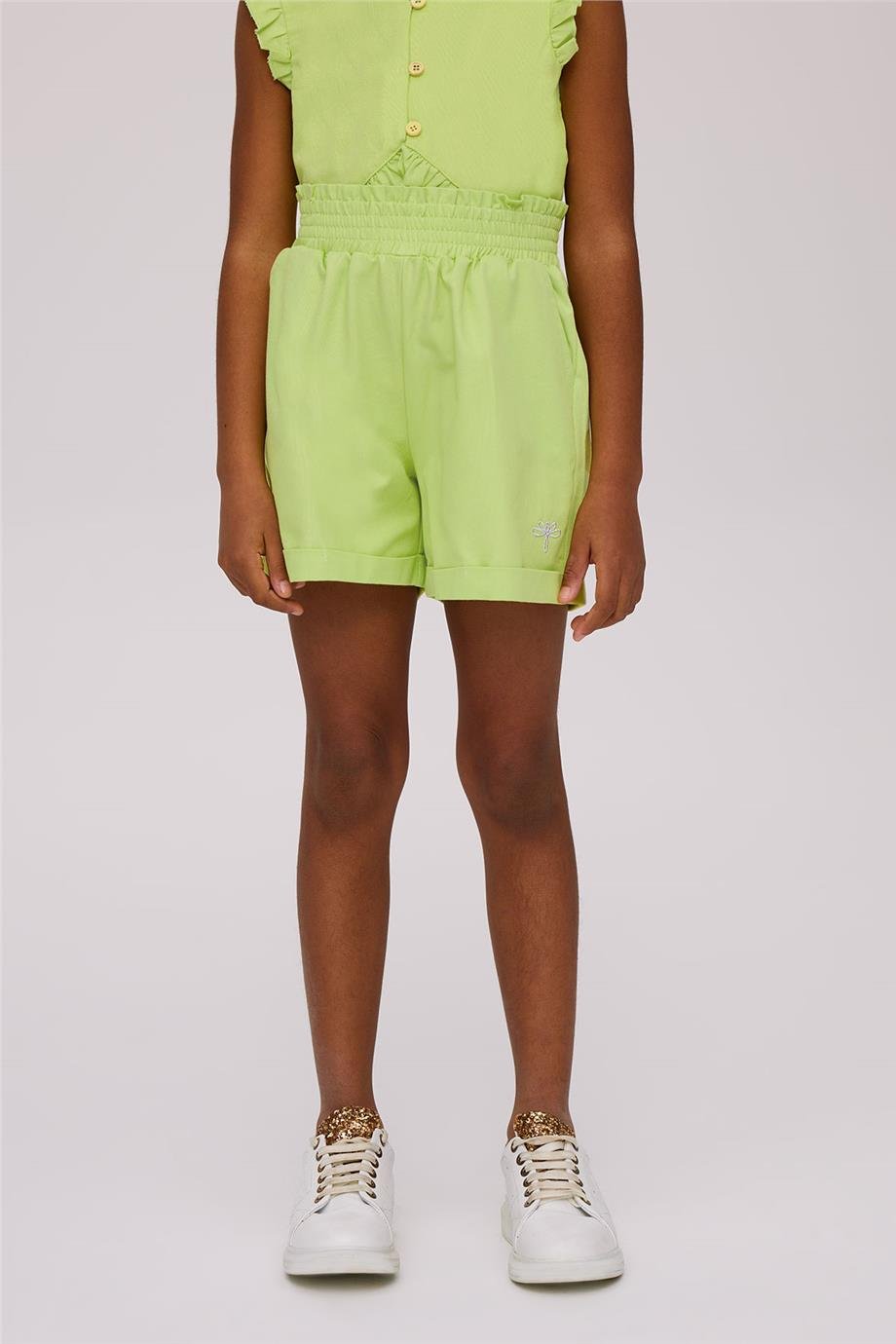 Tyess Girl Green ShortsTyess Girl Green Shorts