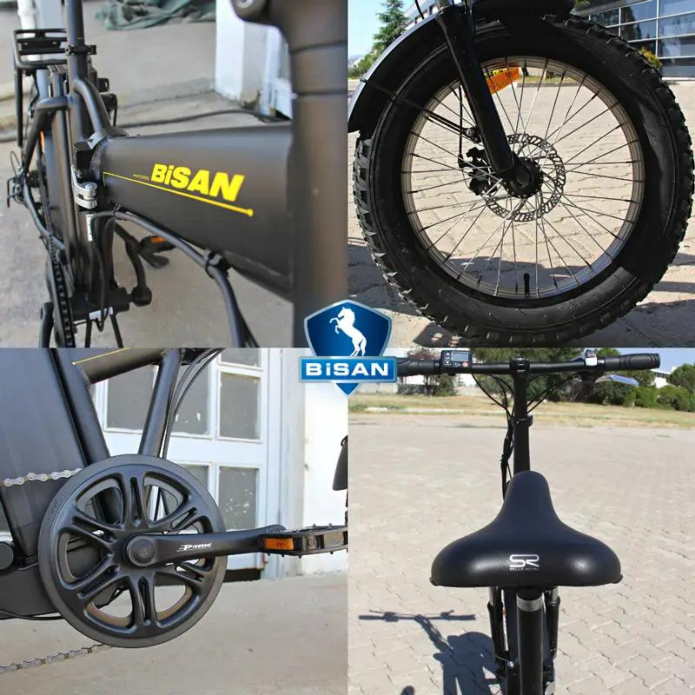 BİSAN E-FOLDİNG F2  ELEKTRİKLİ BİSİKLET