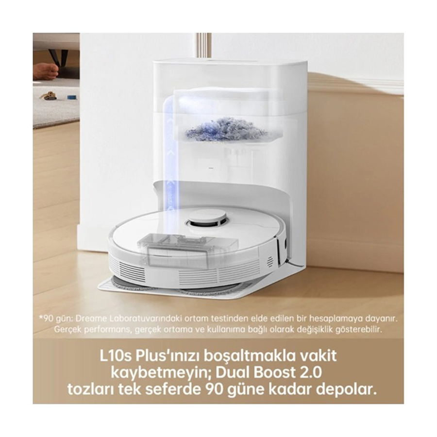 DREAMEBOT L10S PLUS ROBOT SÜPÜRGE BEYAZ